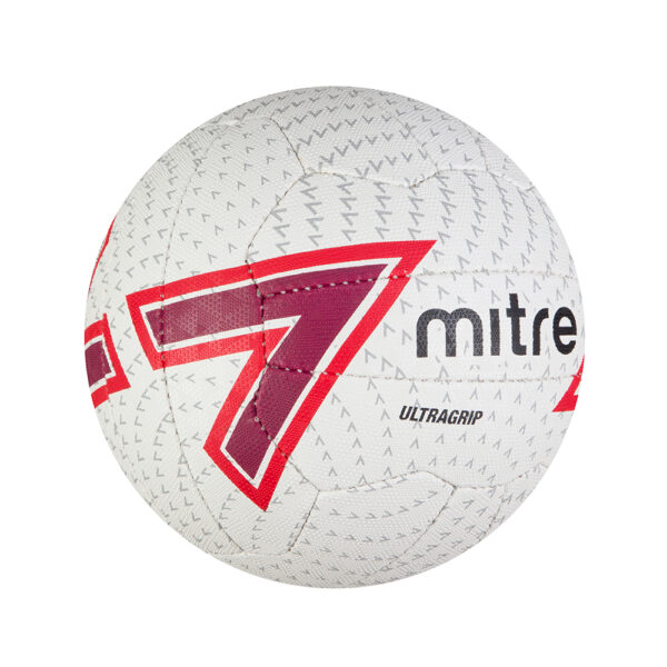 Ultragrip 10 Netball Deal - White/Pink - Image 4