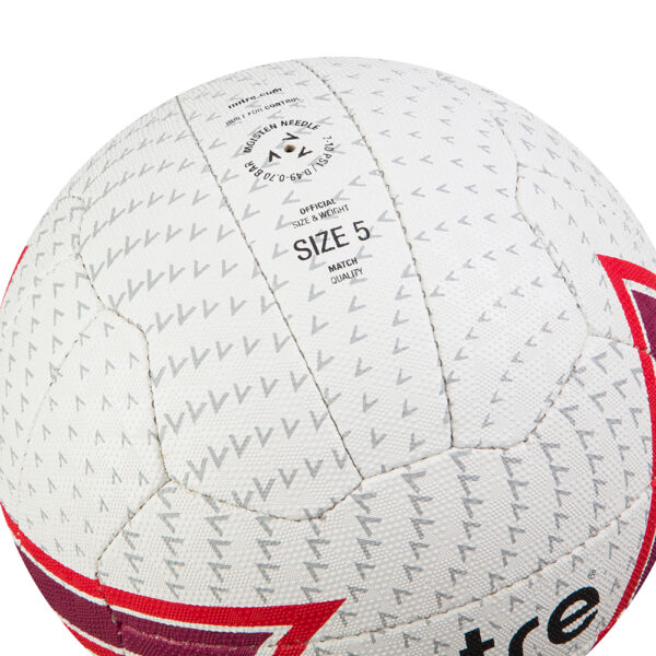 Ultragrip 10 Netball Deal - White/Pink - Image 6