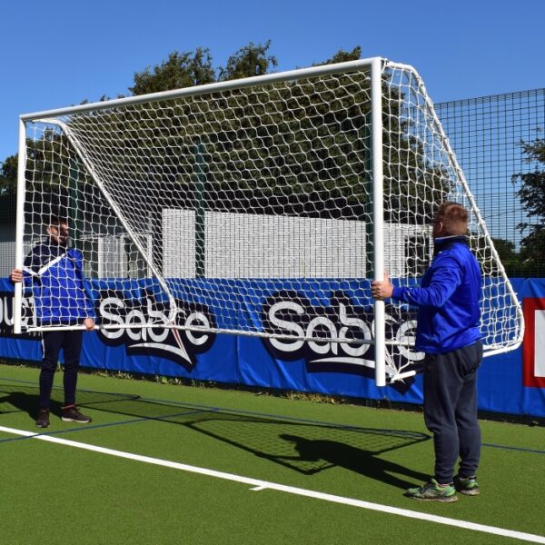 Mini Soccer Academy Folding Goal (12ft x 6ft) - PAIR - Image 6