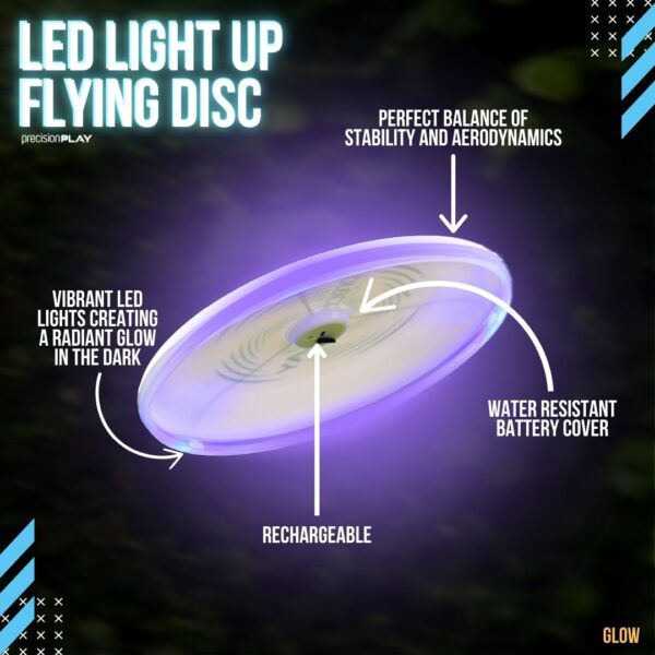 PrecisionPLAY LED Light up Flying Disc - Image 6