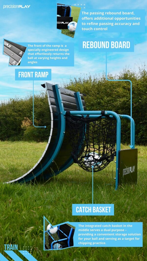 PrecisionPLAY Skills Trainer Ramp Rebounder - Image 13