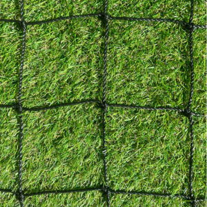 3.5mm Knotted Goal Net 9v9 (16ft x 7ft) - Black Pair