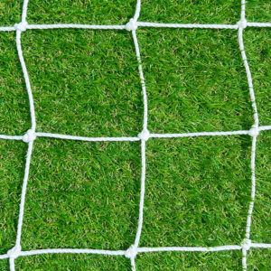 3.5mm Knotted Goal Net 9v9 (16ft x 7ft) - White Pair