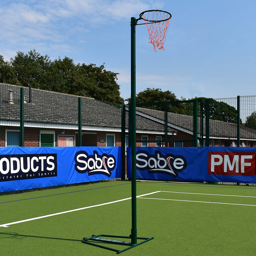 Tournament Wheelaway Netball Posts - Single