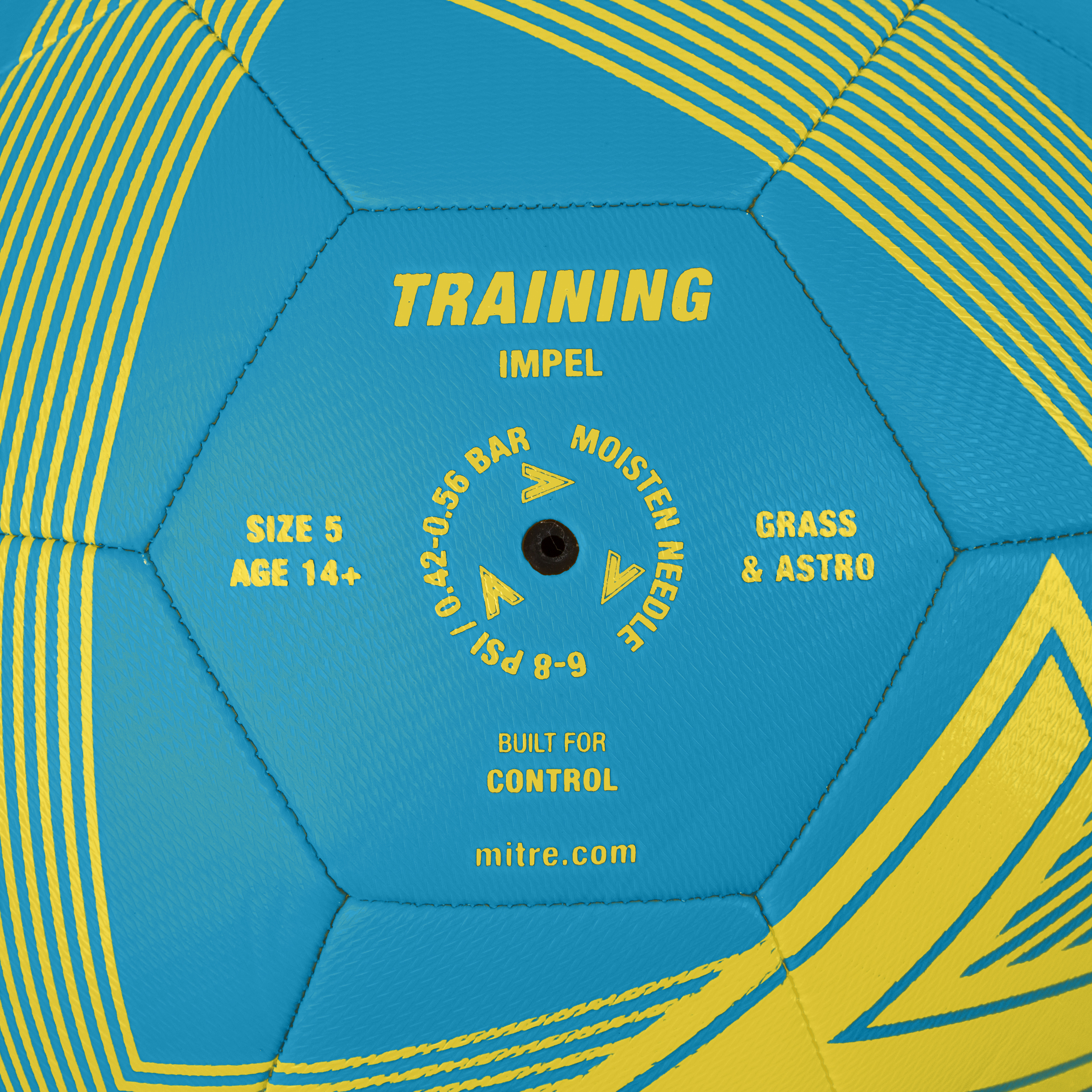 Impel Training Football - Blue/Yellow - Image 4