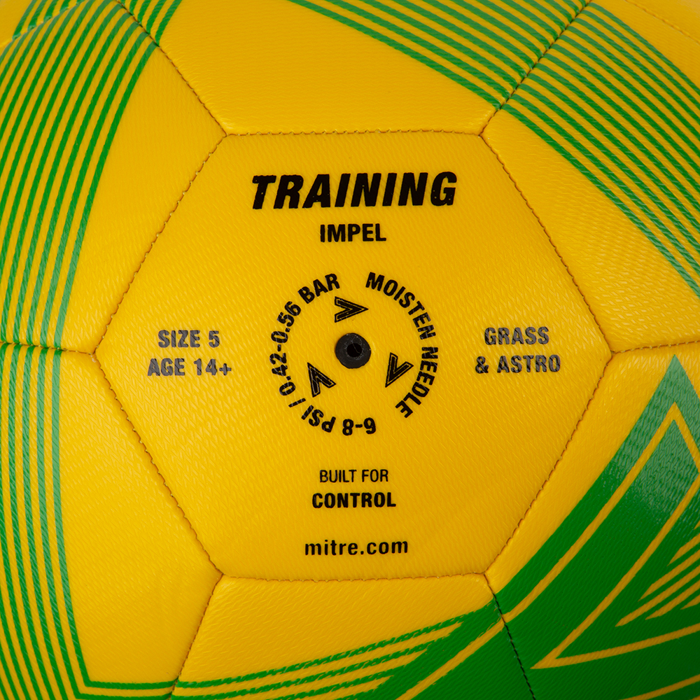 Impel Training Football - Yellow/Green - Image 5