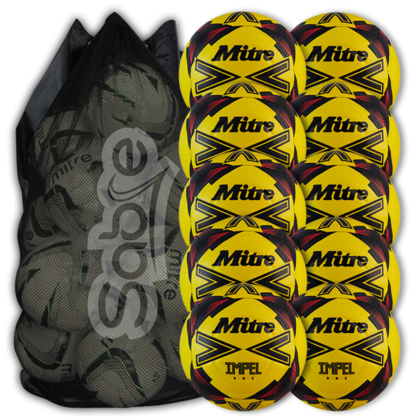 Impel One Yellow/Black 10 Ball Deal Plus FREE Bag