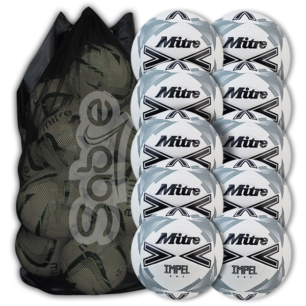Impel One White/Black 10 Ball Deal Plus FREE Bag
