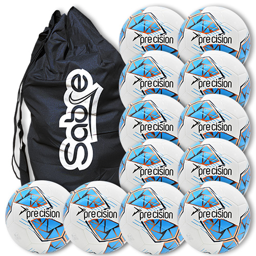 Fusion FIFA Football 12 Ball Deal - White/Cyan