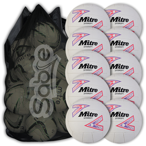 Intercept 10 Netball Deal - White/Purple