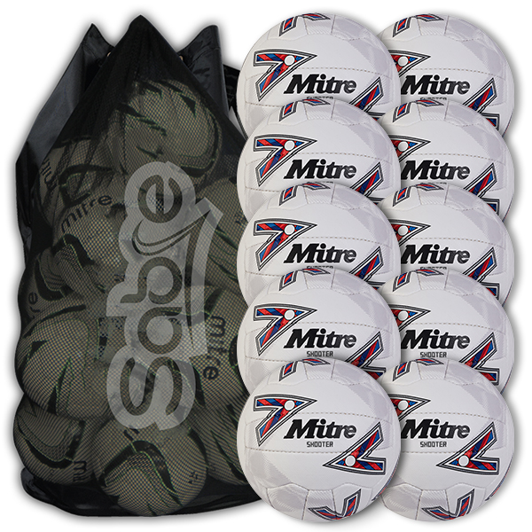 Shooter 10 Netball Deal - White/Red