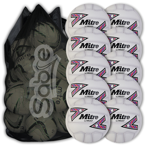 Ultragrip 10 Netball Deal - White/Black
