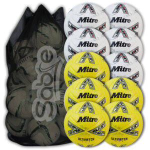 Ultimatch Evo White & Yellow Mixed 10 Ball Deal Plus FREE Bag