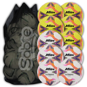 Ultimax One White & Yellow Mixed 10 Ball Deal Plus FREE Bag