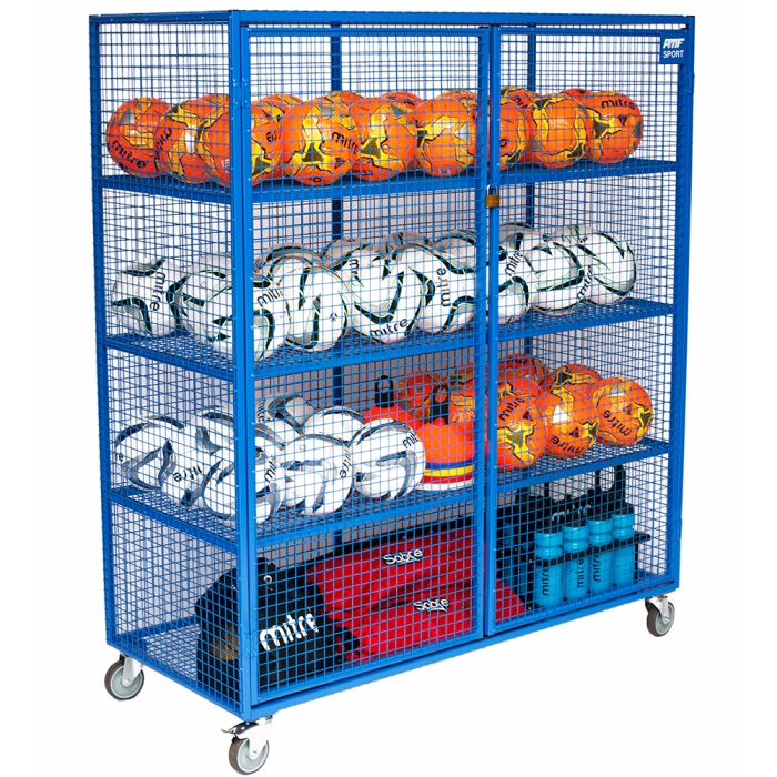 Lockable Ball Cabinet - Blue