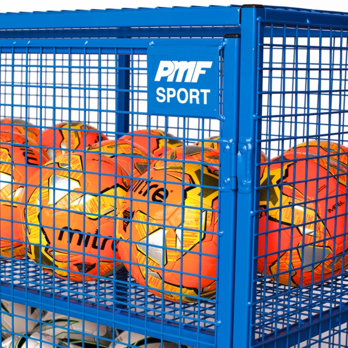 Lockable Ball Cabinet - Blue - Image 3