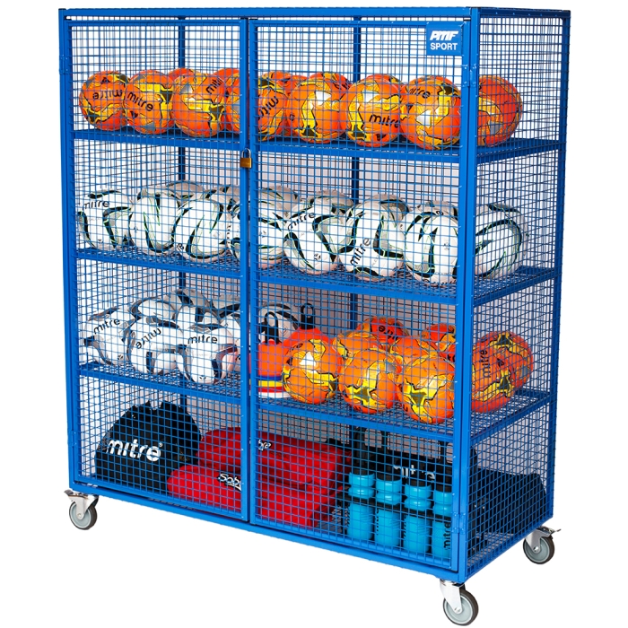 Lockable Ball Cabinet - Blue - Image 2
