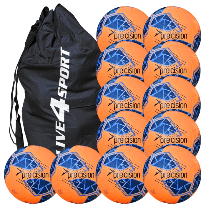Fusion FIFA Football 12 Ball Deal - Orange/Blue