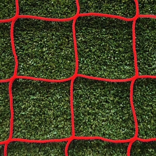 Senior - 24ft x 8ft - Red 4mm Heavy Duty Goal Net