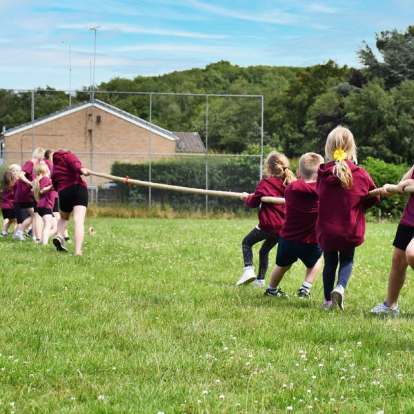 Multi Coloured Tug of War Rope - Image 2